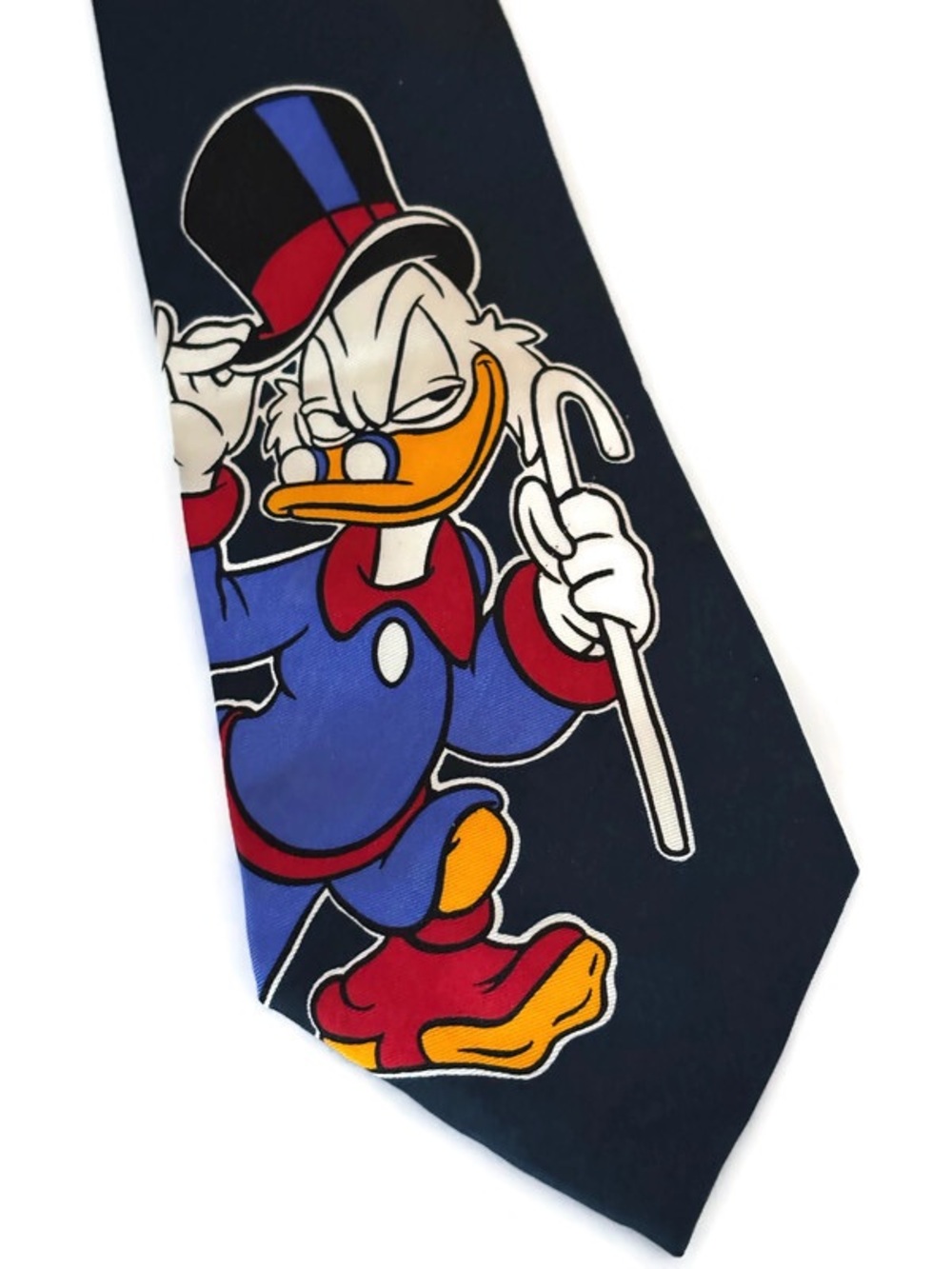 Disney 100% Silk  tie with graphic of Scrooge McDuck - Picture 3 of 5